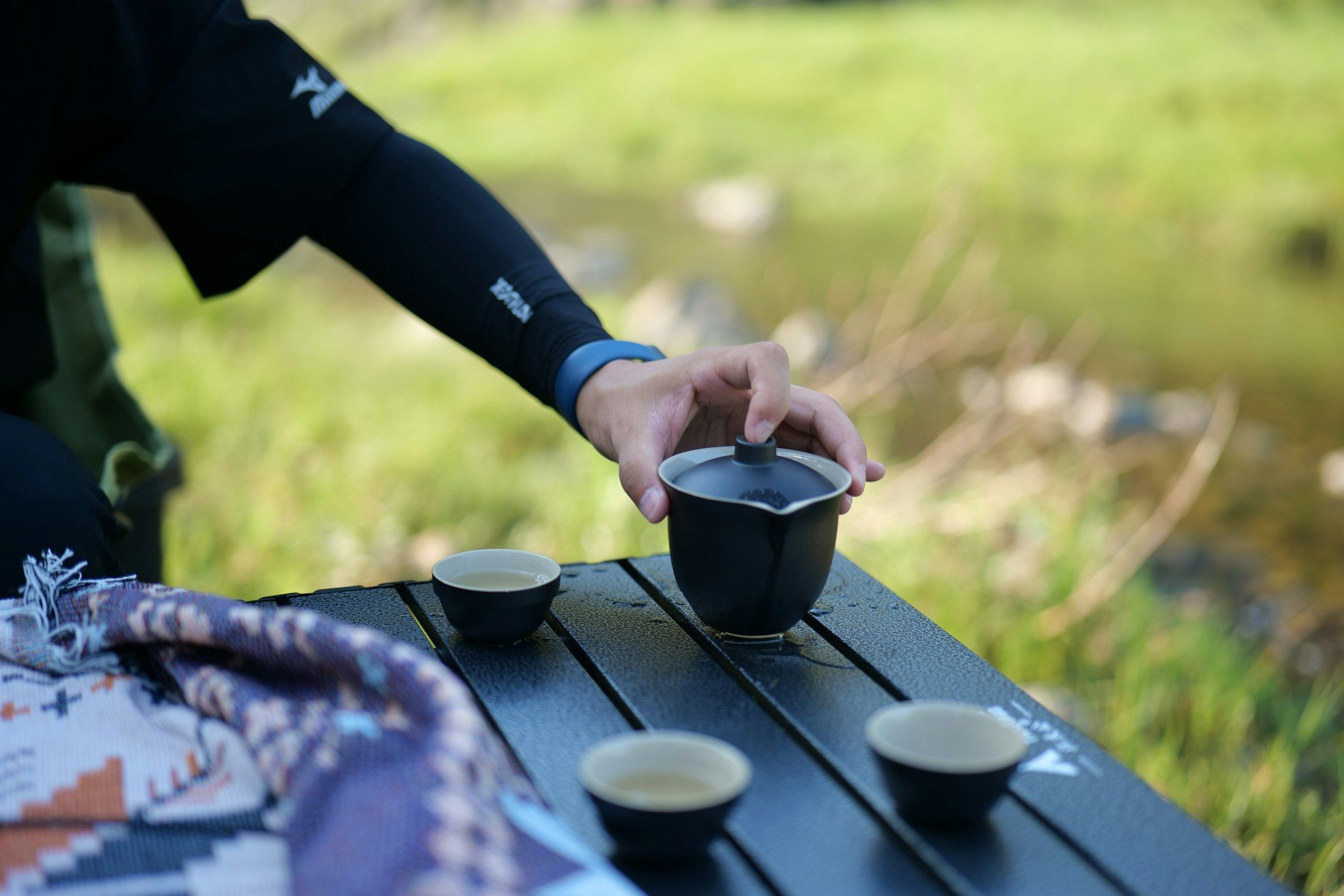 Outdoor local tea experience